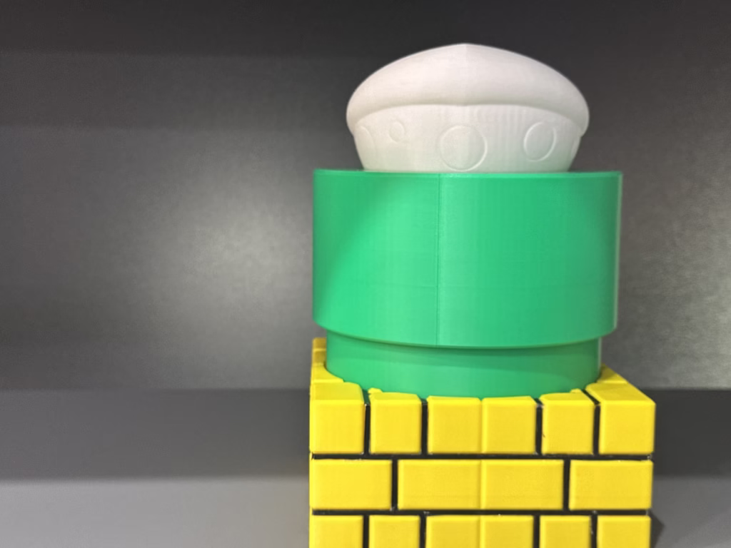 3Dプリンタで作ったPiranha Plant