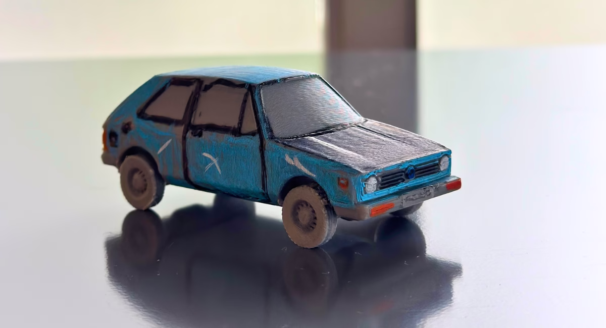 3Dプリンタで作ったGOLF MK1