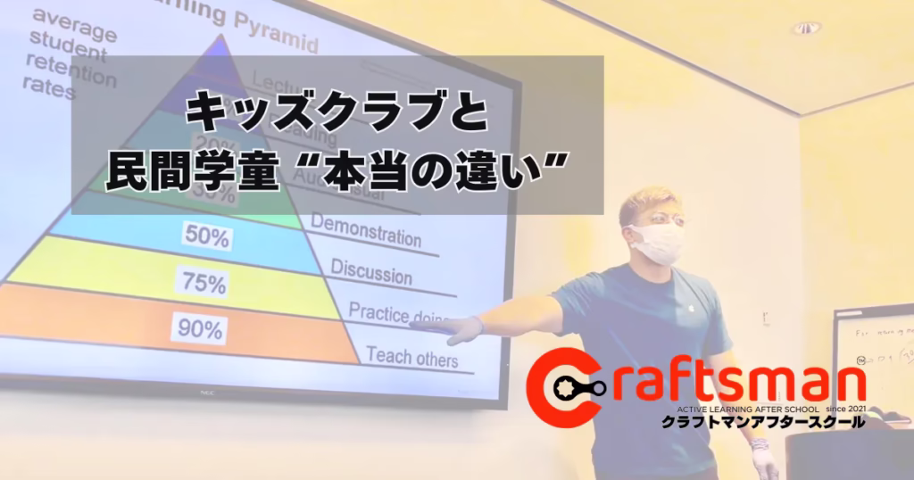 なぜ私は「放課後キッズクラブではなく、クラフトマン」をつくったのか