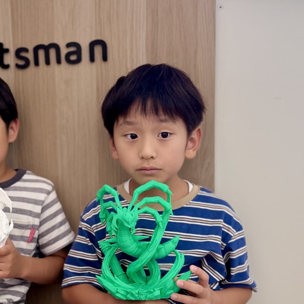 3Dプリンタで出力した自分の作品