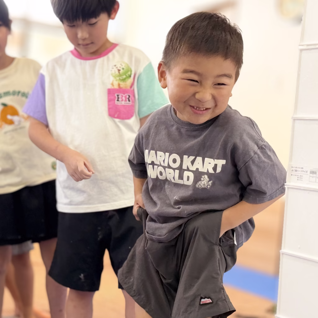 うまくいった瞬間の顔